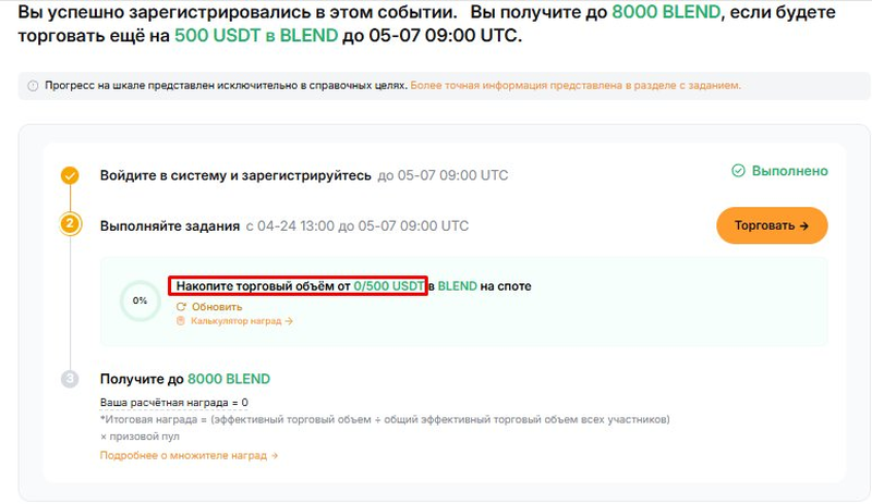 Торговое задание Token Splash для всех пользователей Bybit